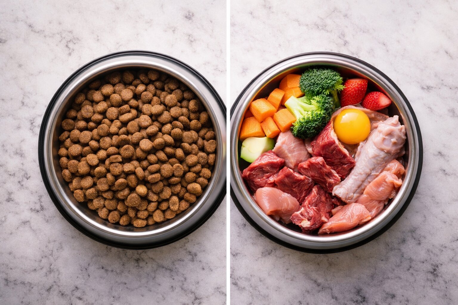 Croquettes, BARF ou ration ménagère : que choisir ?