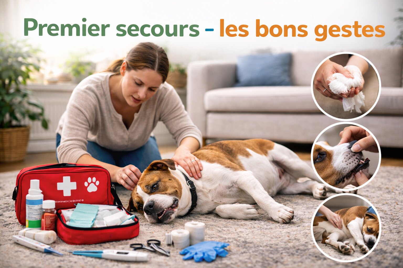Premiers secours canins : les bons gestes en urgence