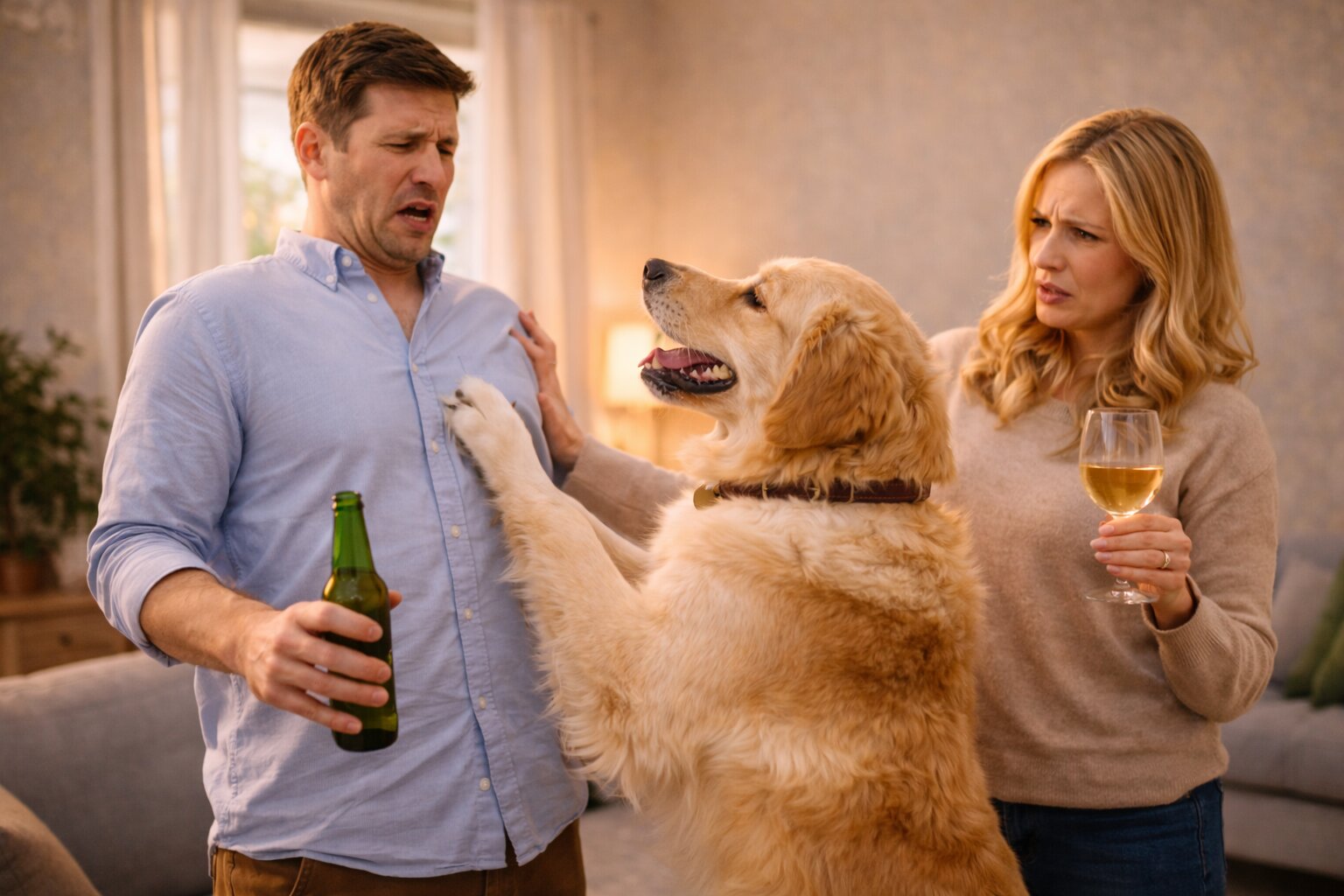 Mon chien saute sur tout le monde